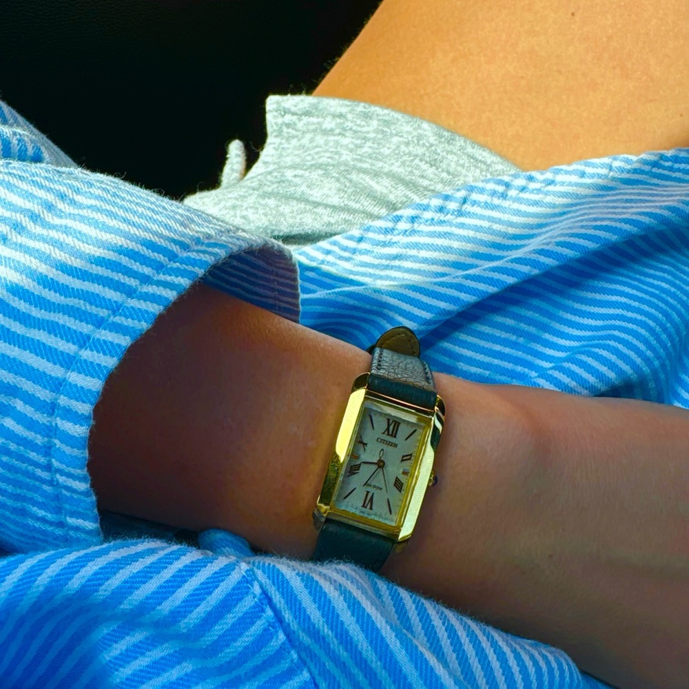 Citizen Gold and Black Smartwatch